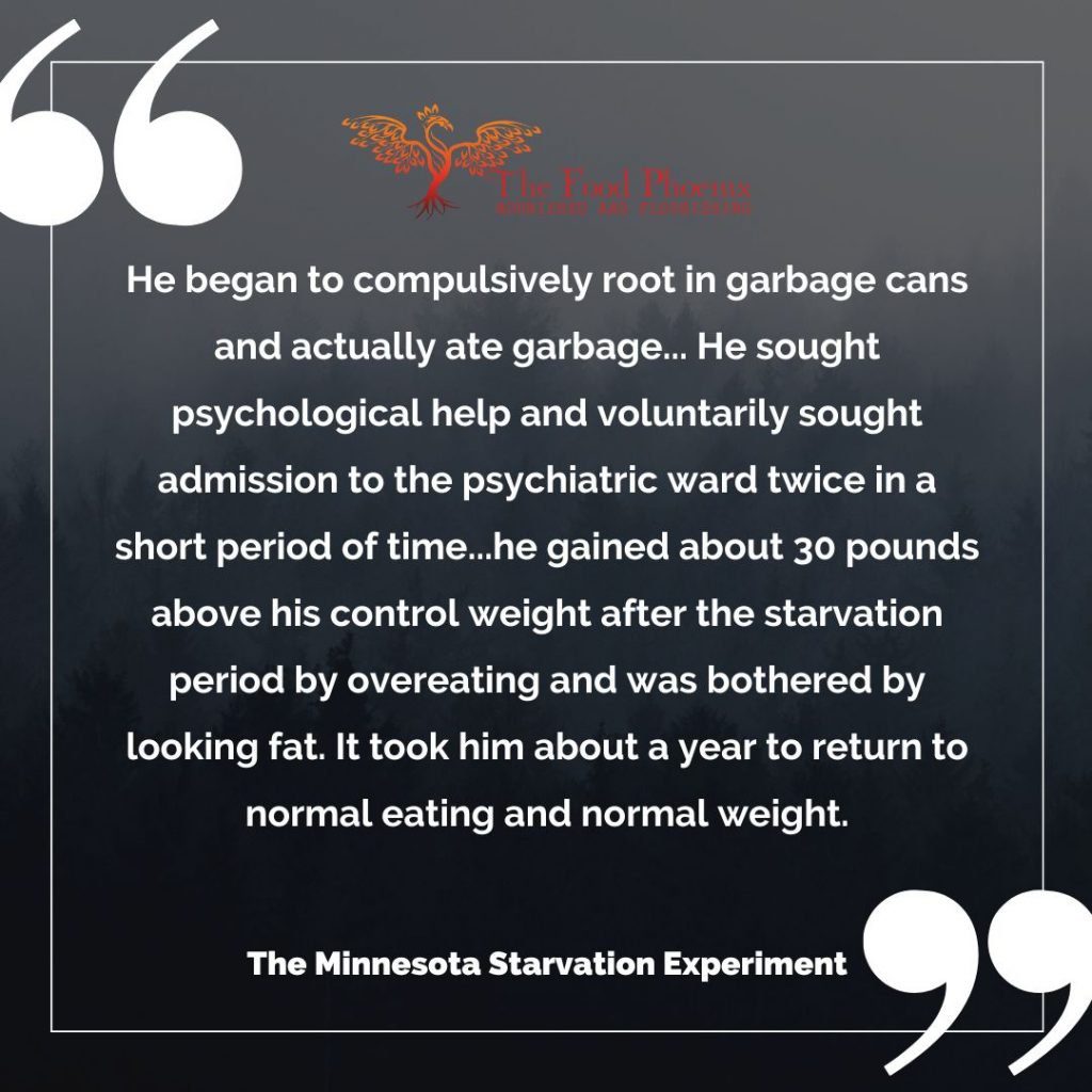 The Minnesota Starvation Experiment – exert about the man who ate garbage